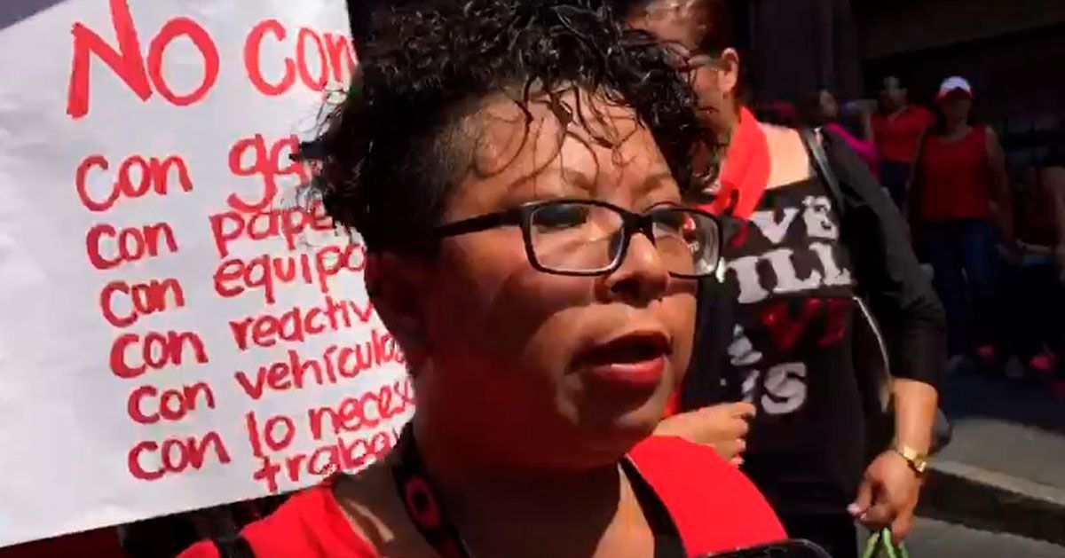 Marcha personal de Fiscalía en Morelos por carencias laborales