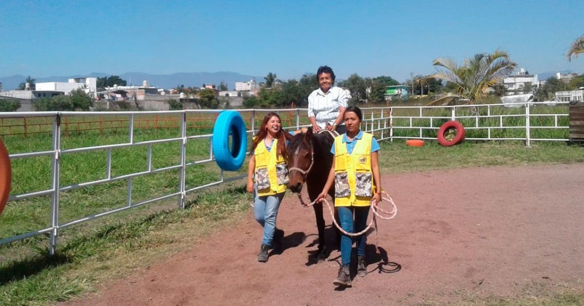 Equinoterapia para adultos mayores en Cuautla
