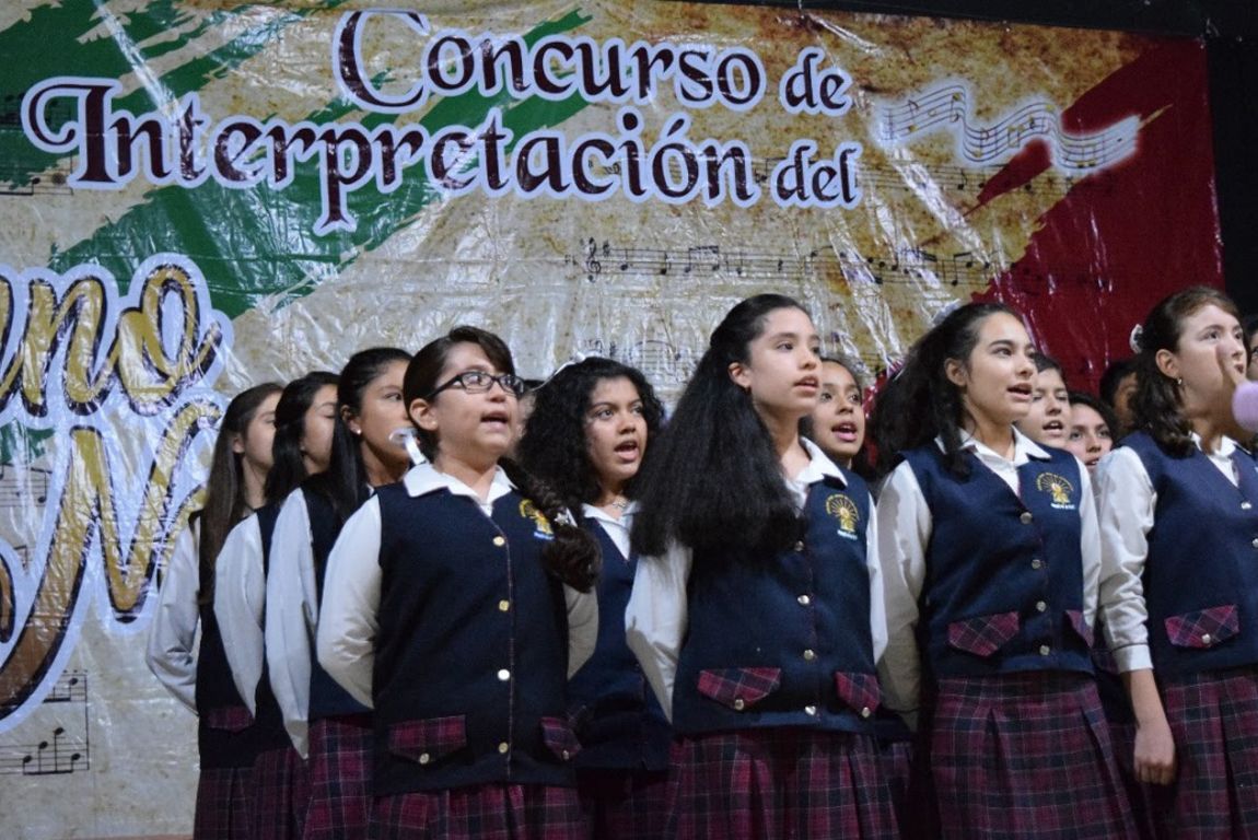 Concurso de interpretación del Himno Nacional para estudiantes