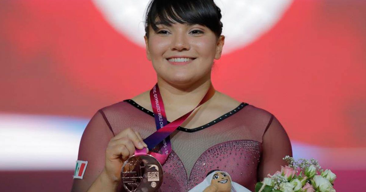 Alexa Moreno, cuarto lugar mundial en gimnasia
