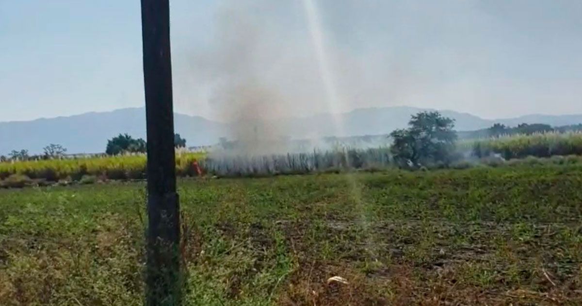 Se registra accidente en campos de cultivo en Jojutla