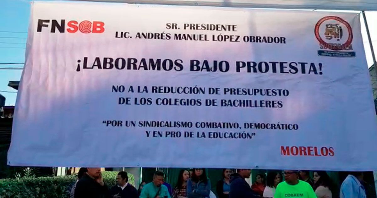 Garantizan prestaciones a trabajadores del COBAEM