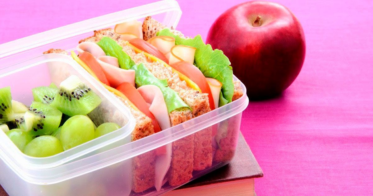 Lunch saludable para evitar la obesidad infantil