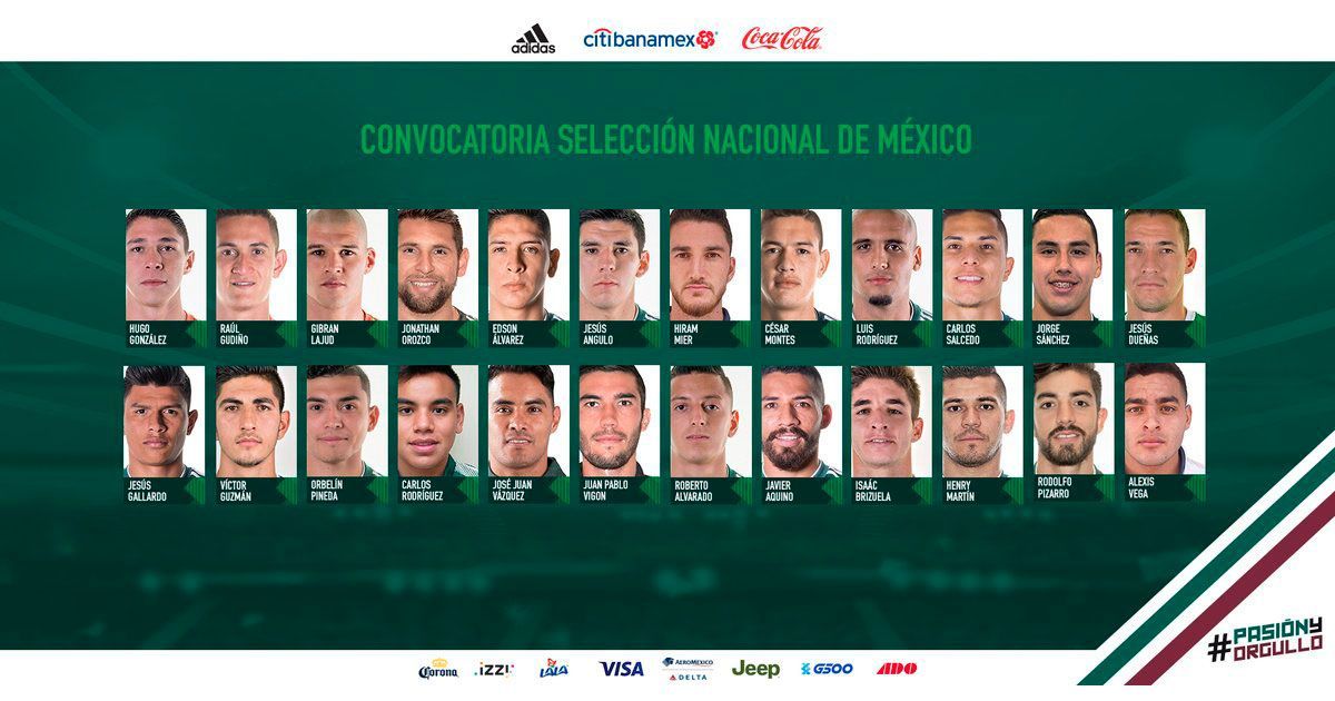 Sale lista de convocados locales del Tri