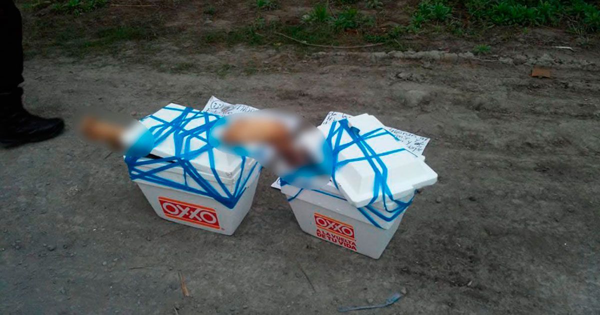 Encuentran hieleras con restos humanos