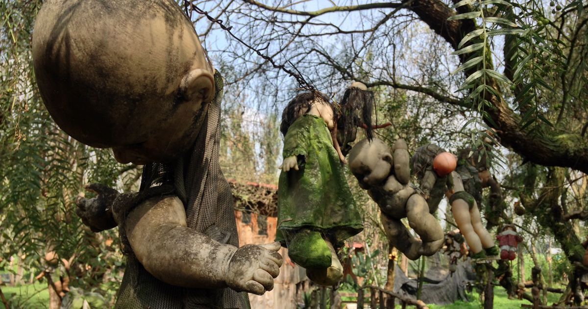 La isla de las muñecas en Xochimilco