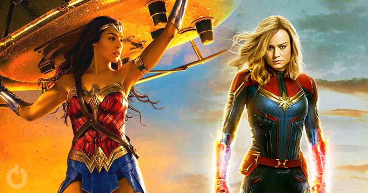 Felicita la Mujer Maravilla a Capitana Marvel