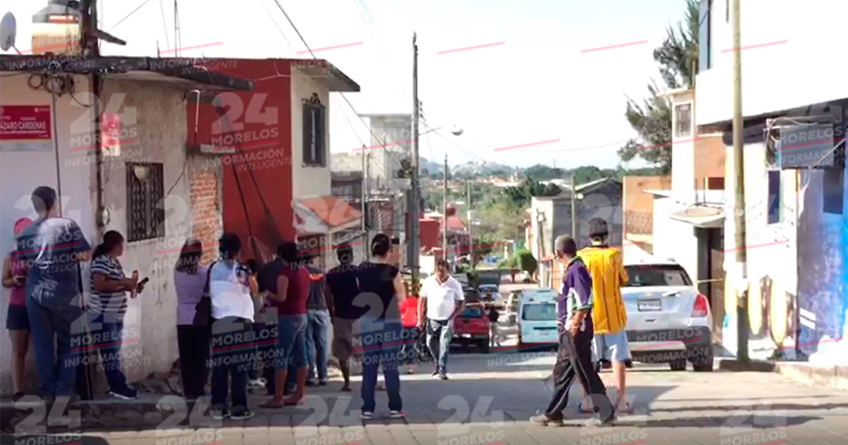 Asesinan a mujer en el patio de su casa en Jiutepec