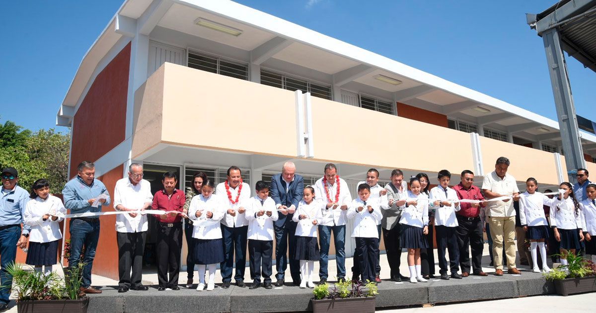 Reinauguran primaria en Axochiapan tras 19S