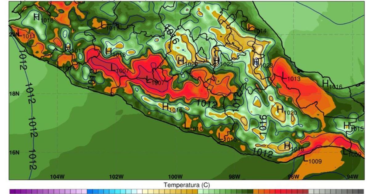 Reporte del Tiempo 25 de marzo
