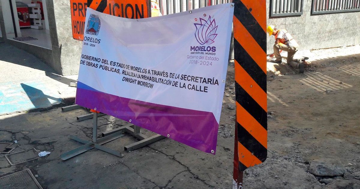 Obras de rehabilitación en Cuernavaca concluyen este mes de marzo