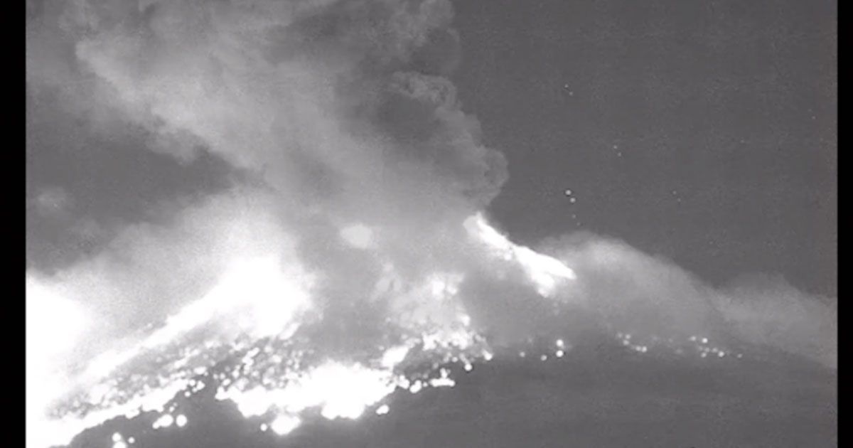 Actividad del Popocatépetl