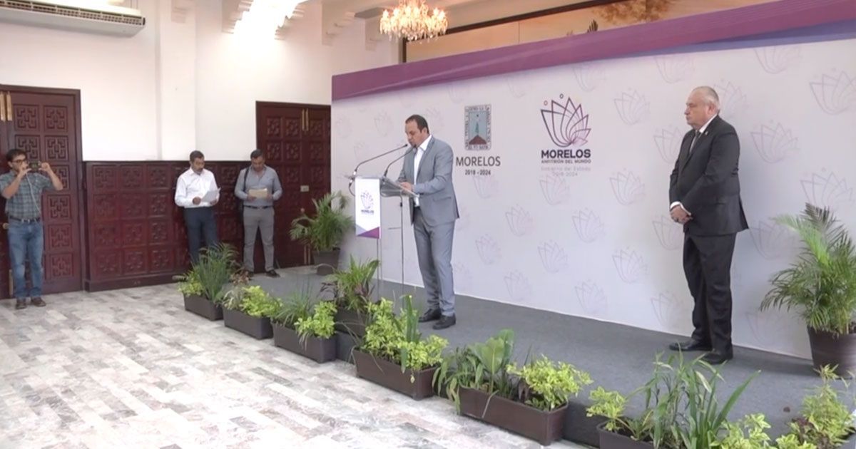Pide gobernador al congreso de Morelos aprobar la Guardia Nacional