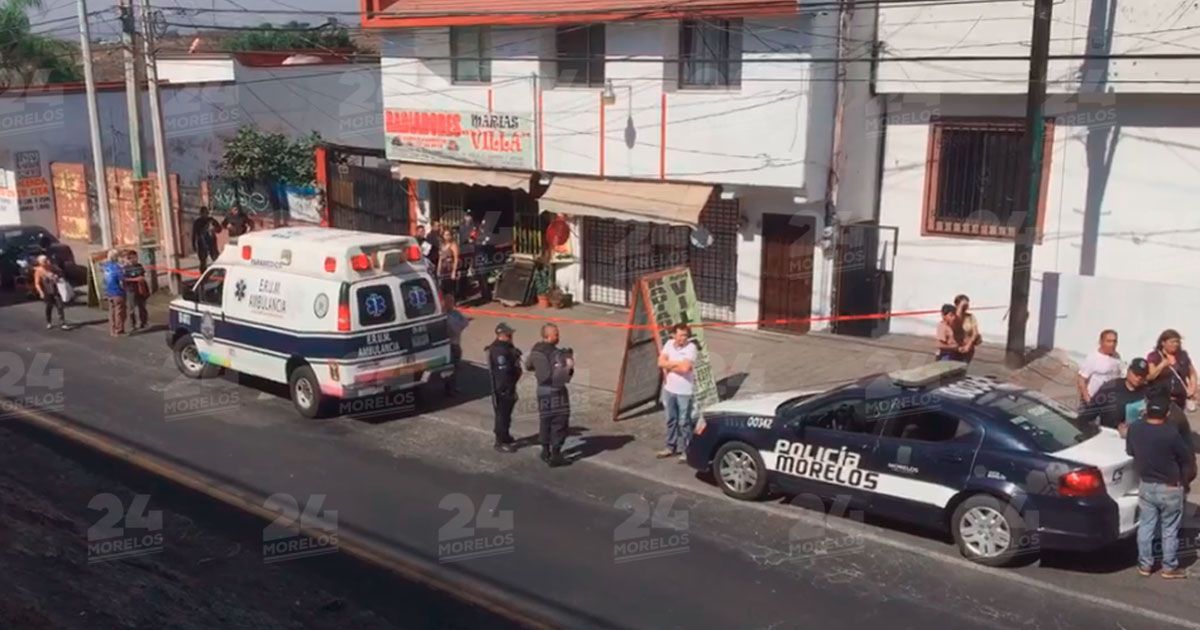 Asesinan a tres personas en Cuernavaca