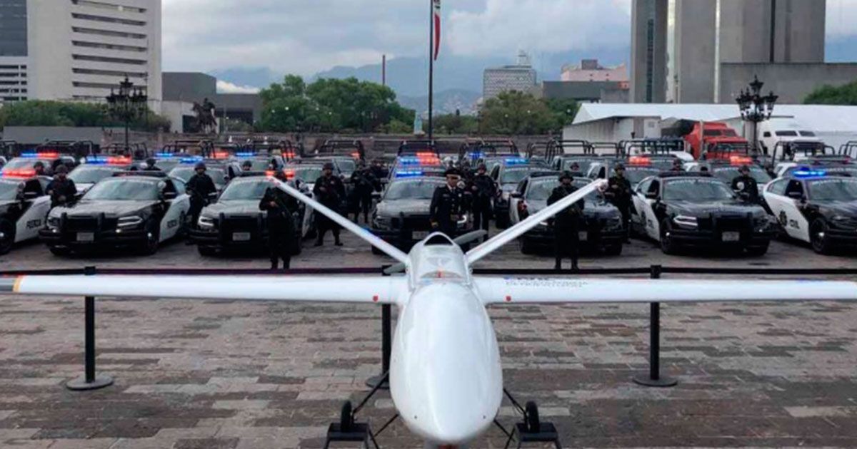 Presume “El Bronco” dron para combatir el crimen
