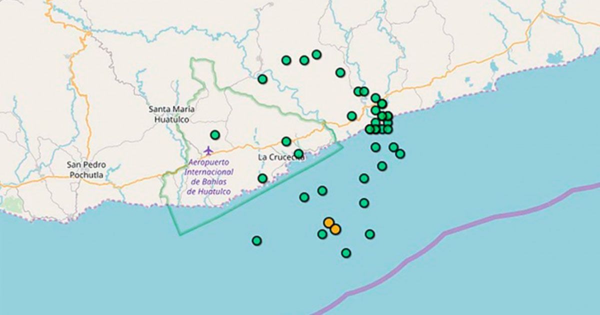 42 mini temblores azotan a Huatulco