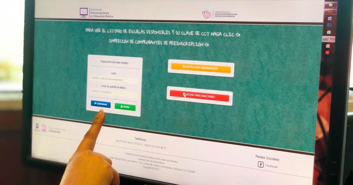 Inician pre-inscripciones para aspirantes a secundaria en Morelos