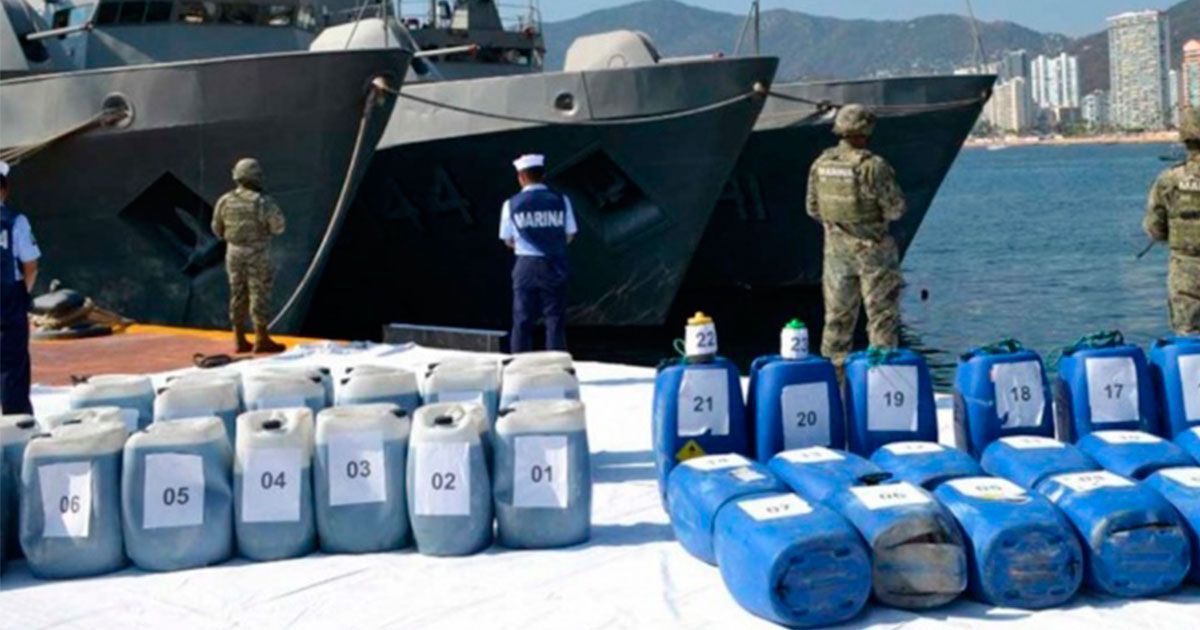 Asegura Marina carga con droga y huachicol en Guerrero
