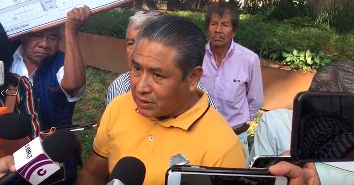 Paran obras de escuela en Ocotepec