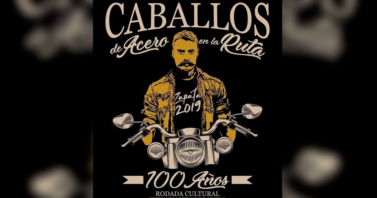Anuncian rodada cultural “Caballos de Acero en Ruta Zapata”