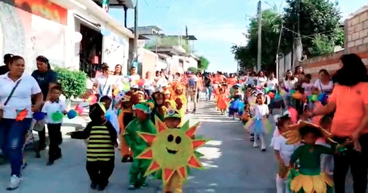Sí hay desfile de la Primavera en Zacatepec