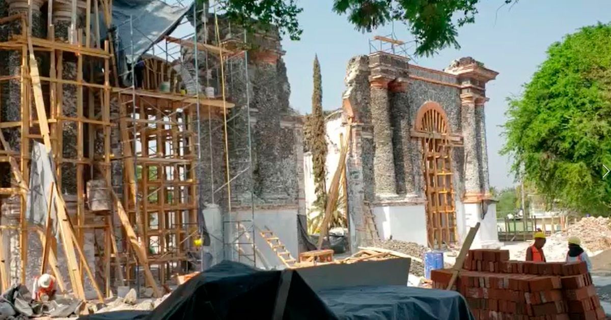 Afirma sacerdote que reconstrucción de iglesias va lenta