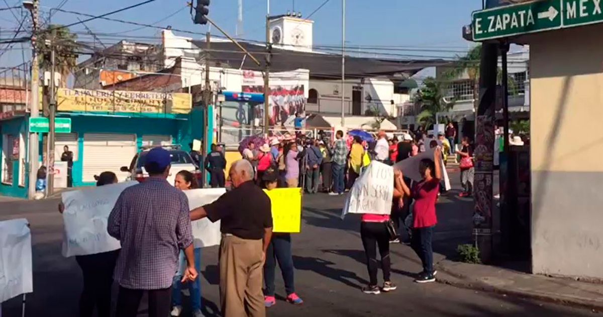 Habitantes de Temixco exigen municipalización