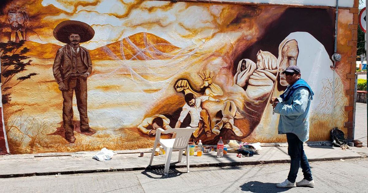 Realizan concurso de arte urbano sobre Emiliano Zapata
