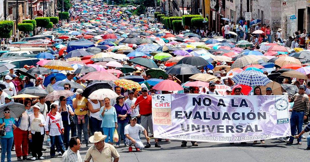 Advierte CNTE que continuarán con protestas