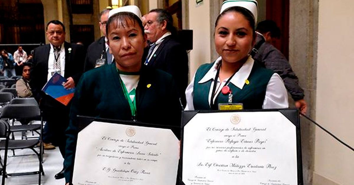 Reconocen con Premio Nacional a enfermeras del IMSS