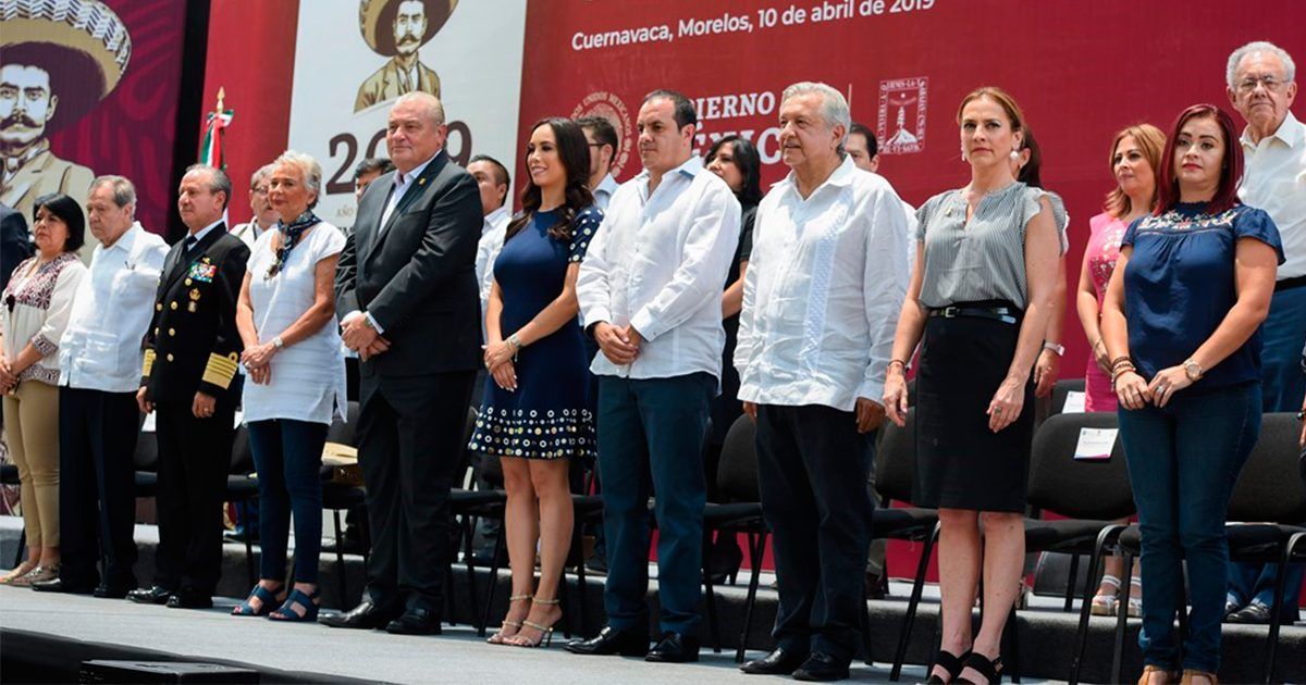Conmemora AMLO Centenario luctuoso de Emiliano Zapata en Cuernavaca