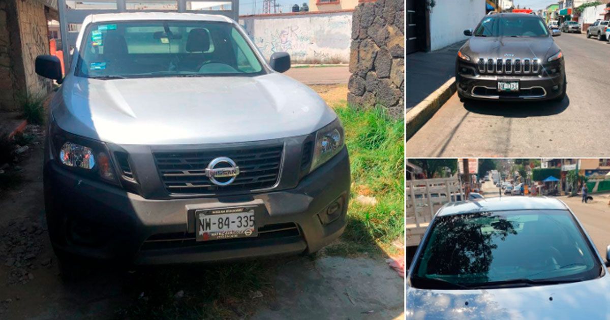 Recuperan vehículos con reporte de robo y alteraciones