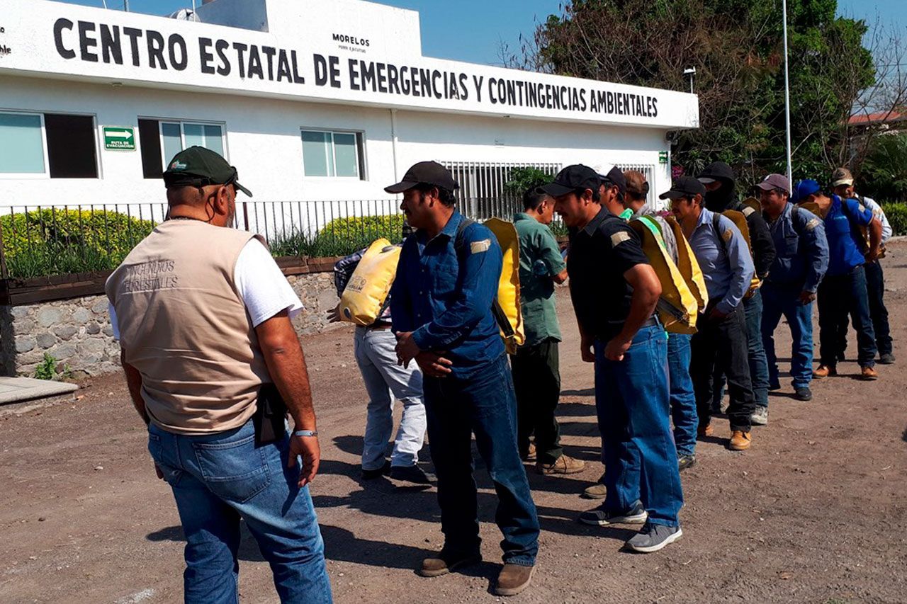 Suman más brigadistas para la atención de incendios forestales en Morelos