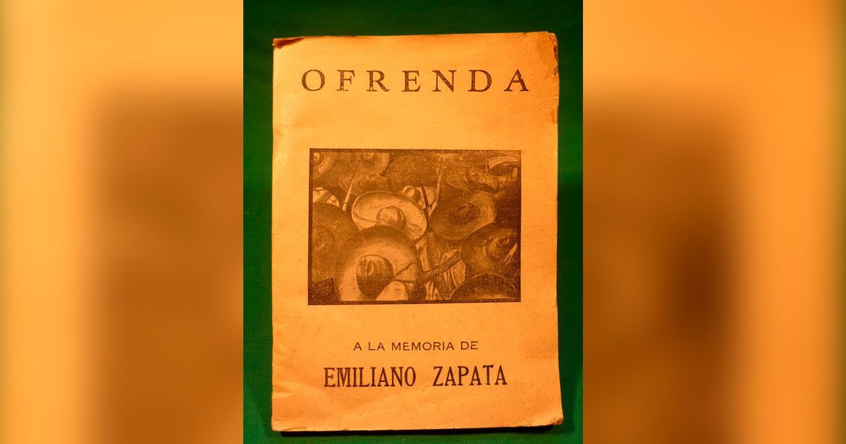 Presentan libro “Ofrenda a la memoria de Emiliano Zapata”
