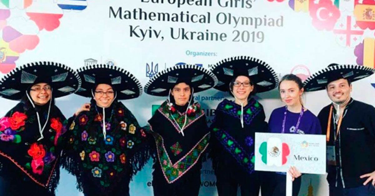 Oro para México en Olimpiada Femenil de Matemáticas