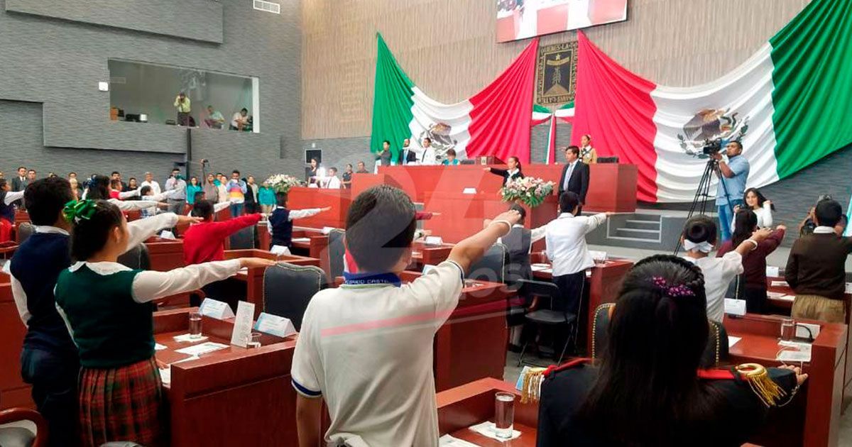 Exigen seguridad en Parlamento Infantil 2019