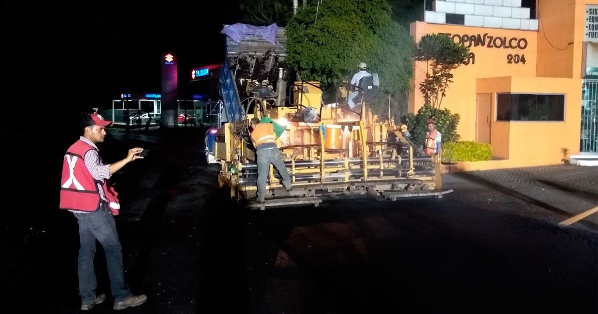 Avanza primera etapa de mantenimiento de vialidades de Cuernavaca