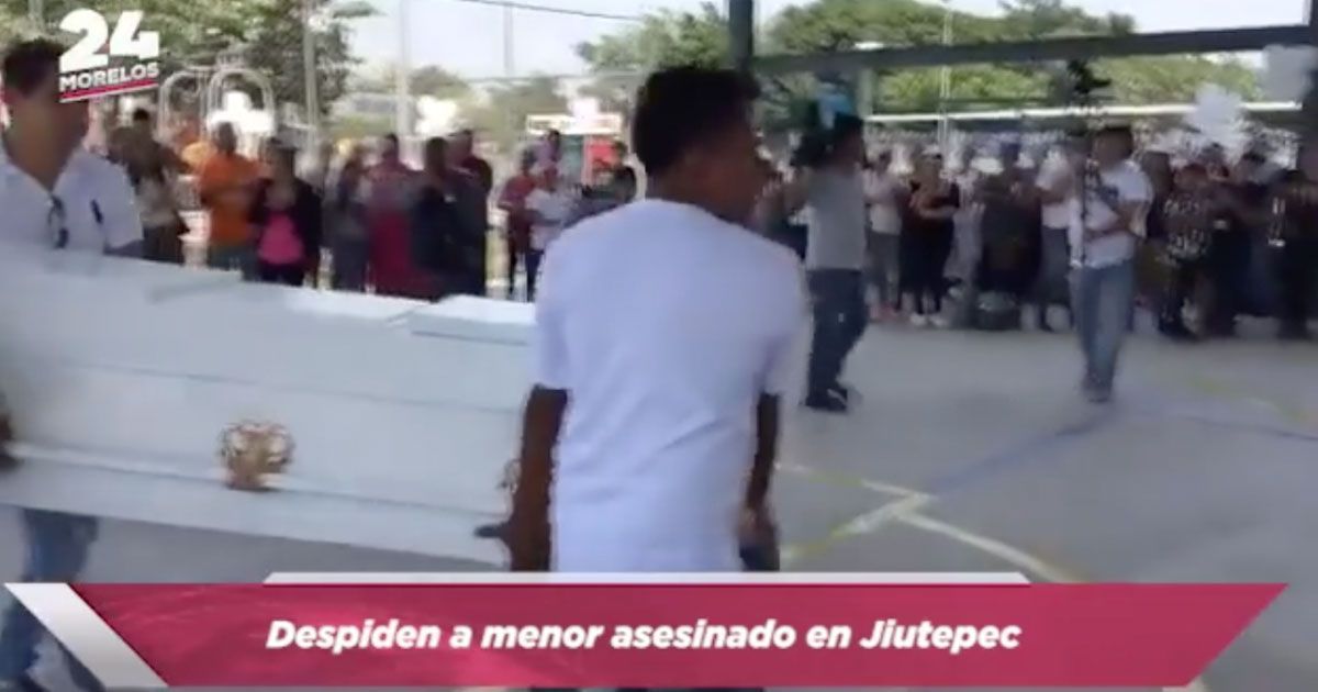 Dan último adiós a menor asesinado en Jiutepec