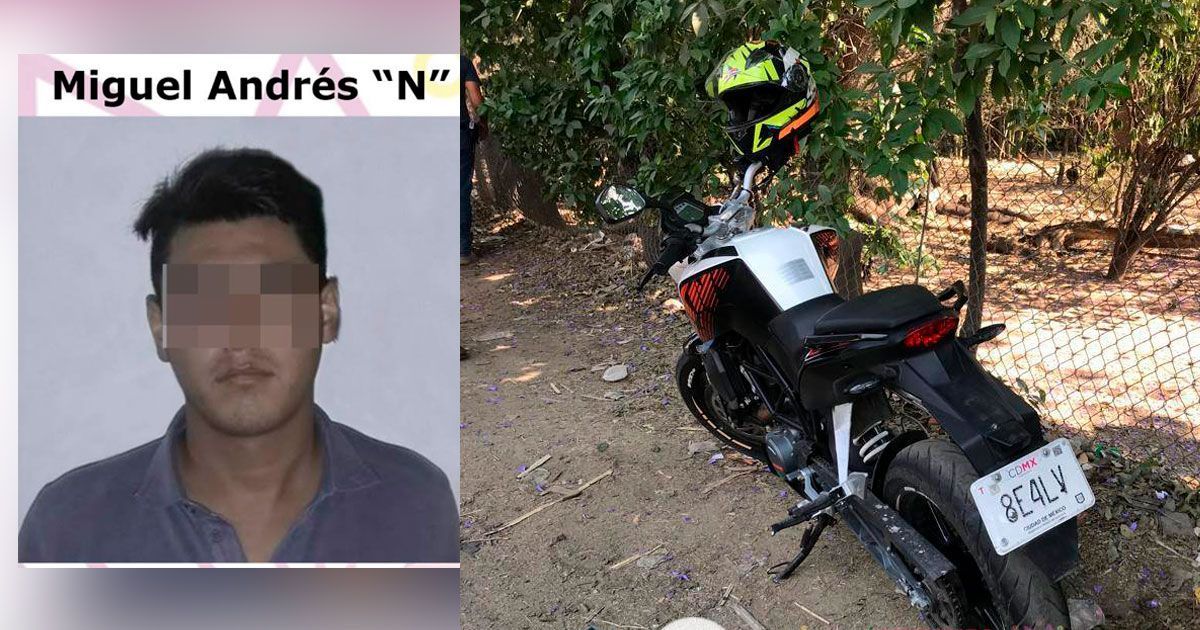 Detienen en Yautepec a joven con moto robada desde 2017 en CDMX