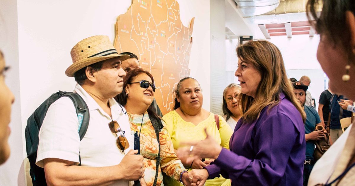 Visitantes con discapacidad visual acuden al MMAPO