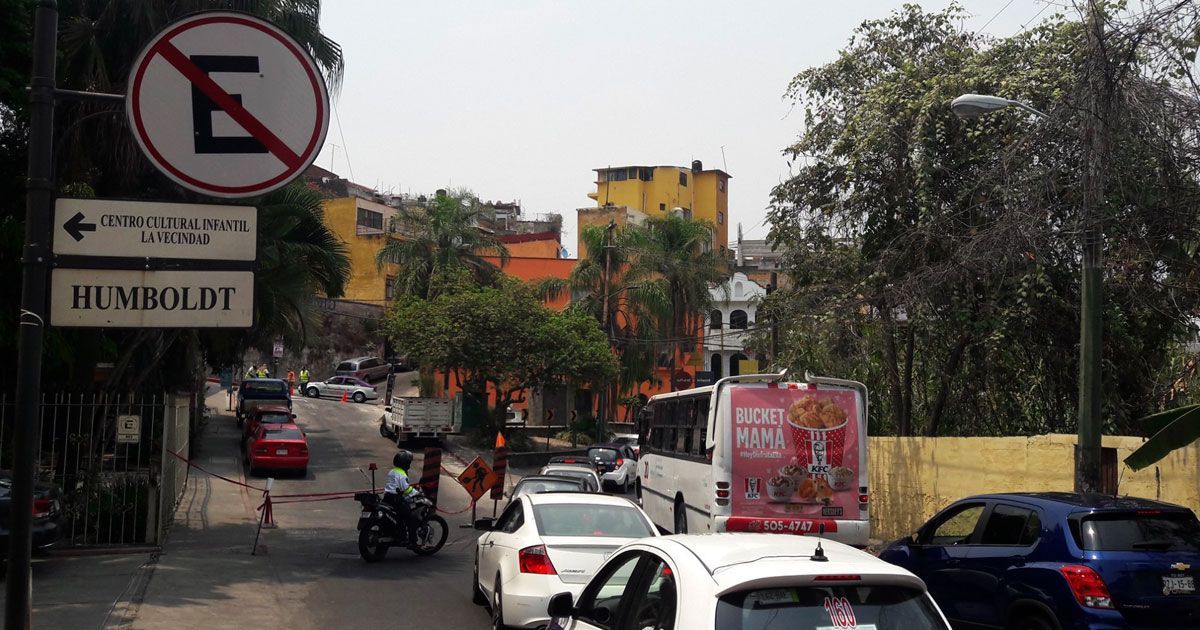 Continuarán obras en calle Humboldt de Cuernavaca