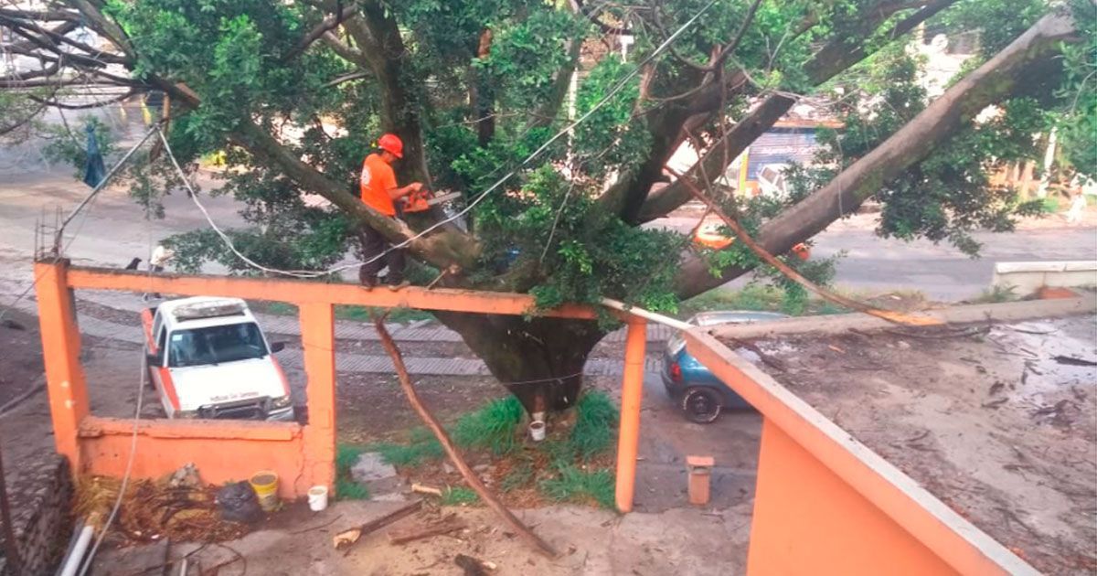 Atiende PC Cuernavaca reportes por lluvia intensa