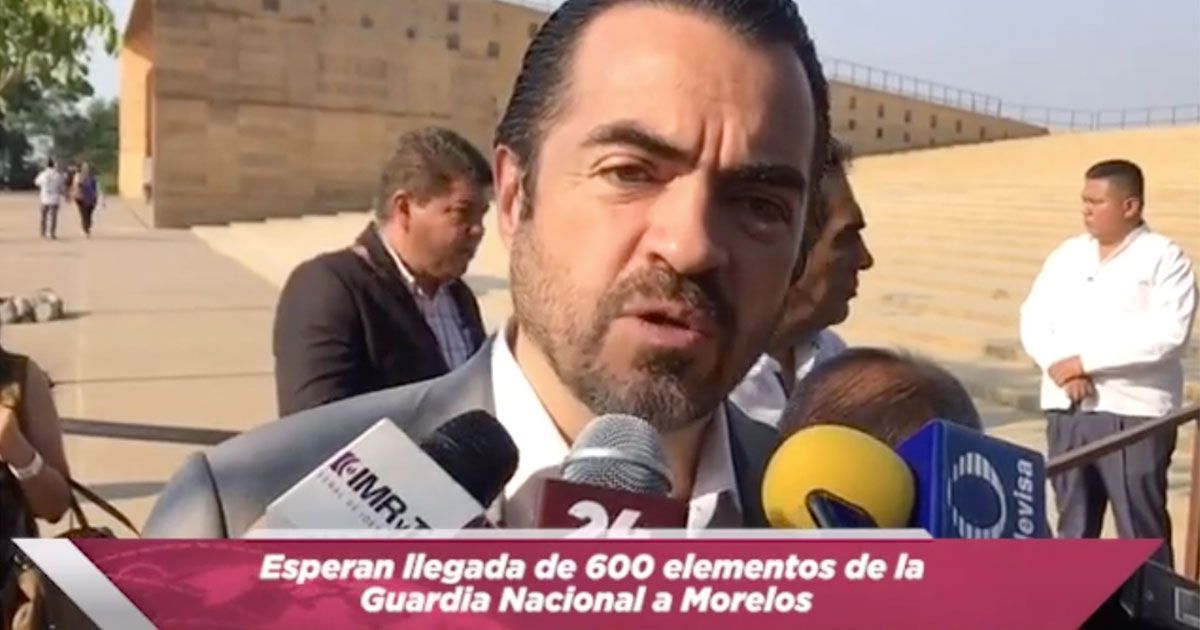 Arribarán 600 elementos a Morelos con la Guardia Nacional