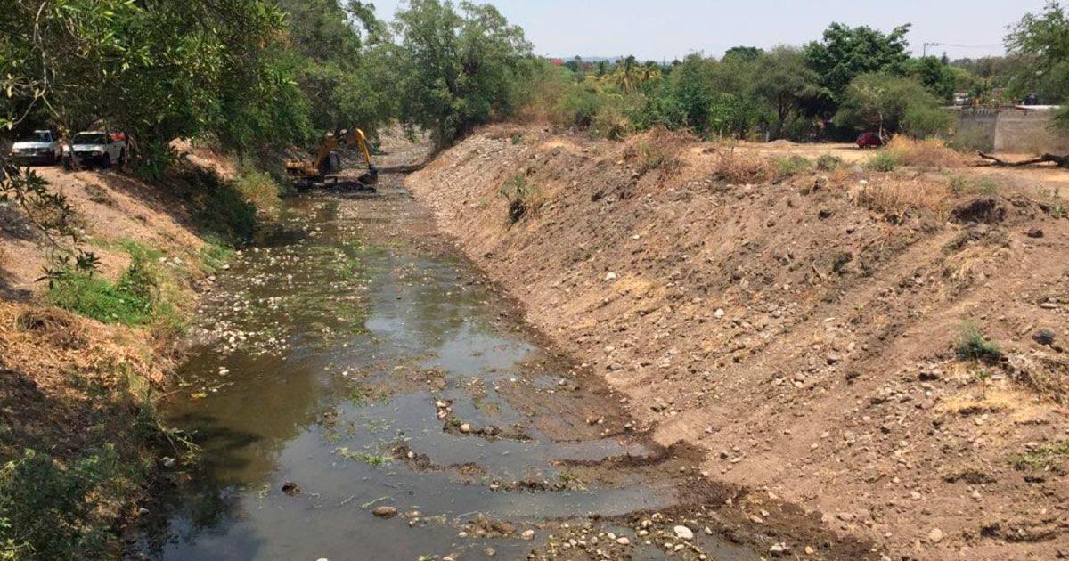 Por finalizar trabajos de desazolve en barrancas y ríos de Morelos