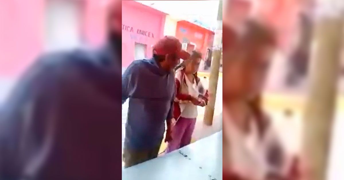 Ebrio cachetea a mujer en Tlaxcala