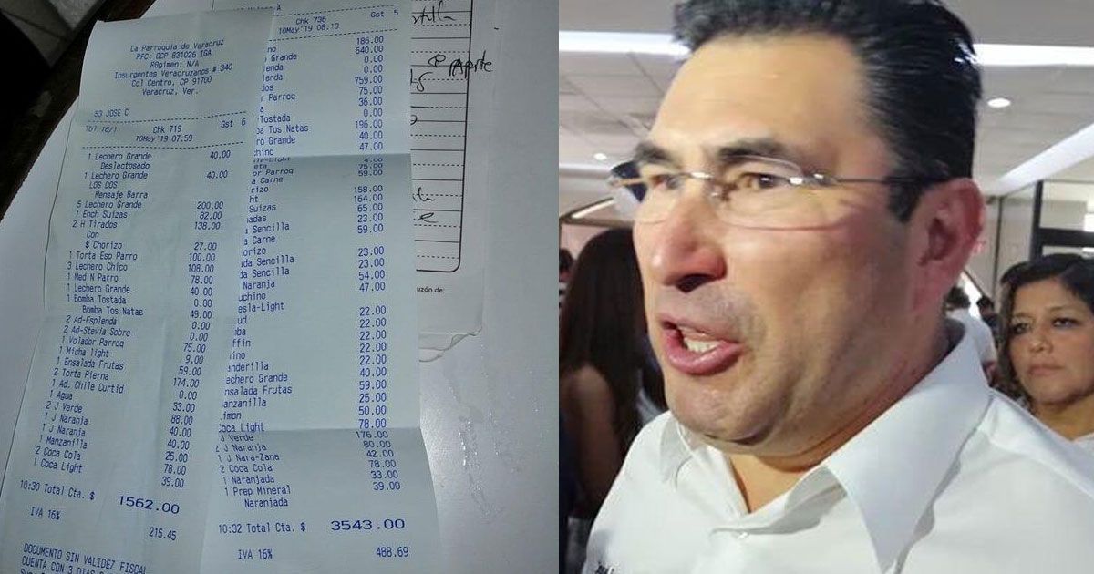 Yerno de Elba Esther se va sin pagar la cuenta