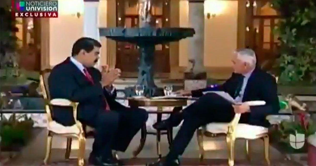 Incomoda a Maduro entrevista con Jorge Ramos