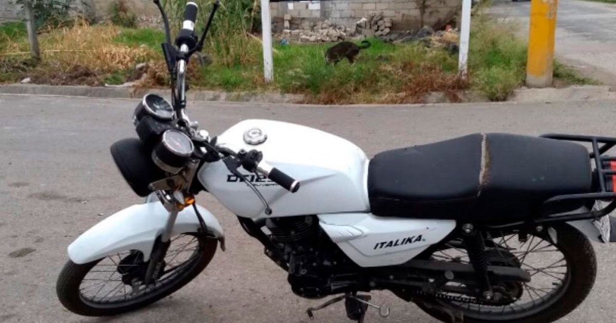Cae menor con moto robada en Yautepec