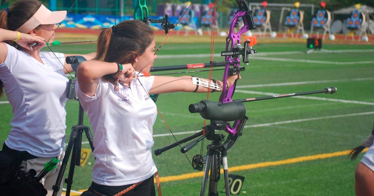 Morelos participa en tiro con arco y natación artística