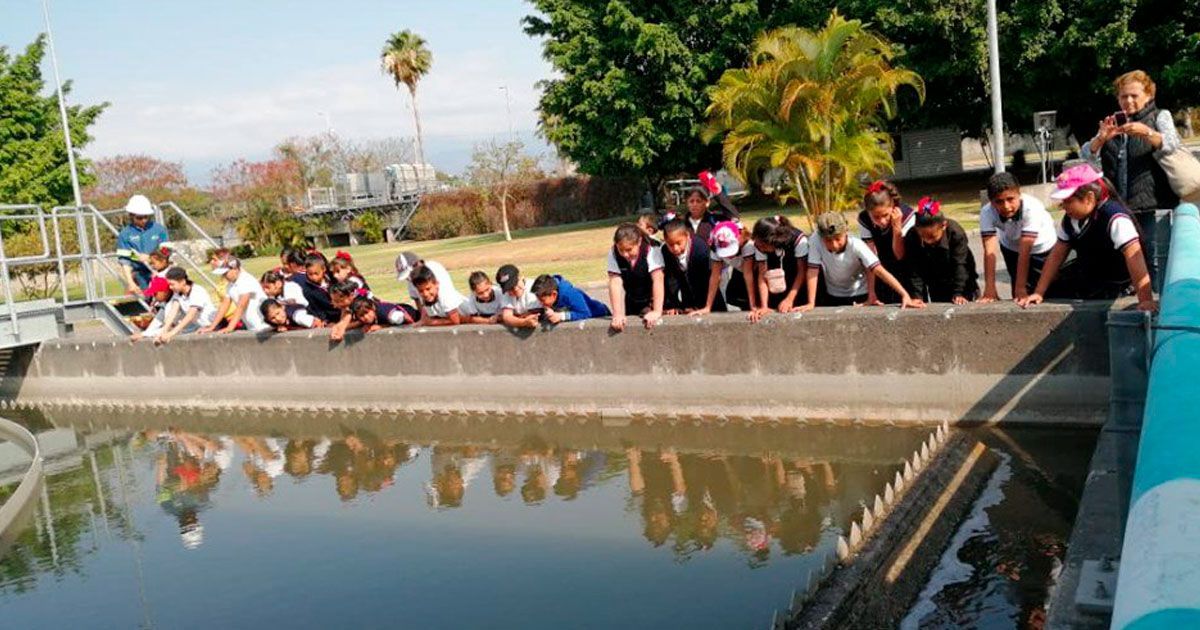 Invita Ceagua a recorridos por planta de tratamiento en Cuernavaca